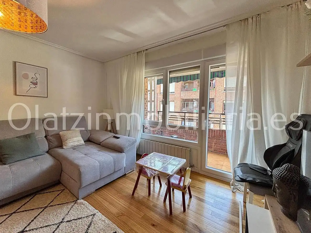 Sala de estar de Piso en venta en Zalla  con Calefacción, Terraza y Trastero