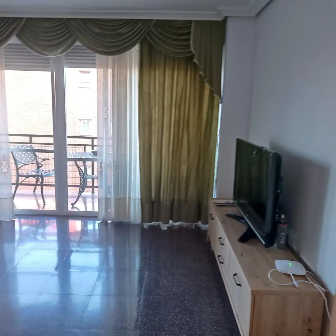 Sala d'estar de Pis de lloguer en Murcia amb Terrassa