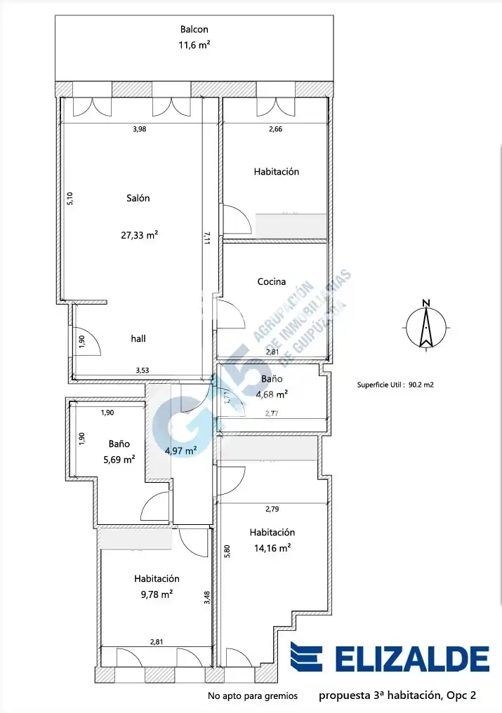 Piso en venta en Euskal Herria Kalea, Parte Vieja