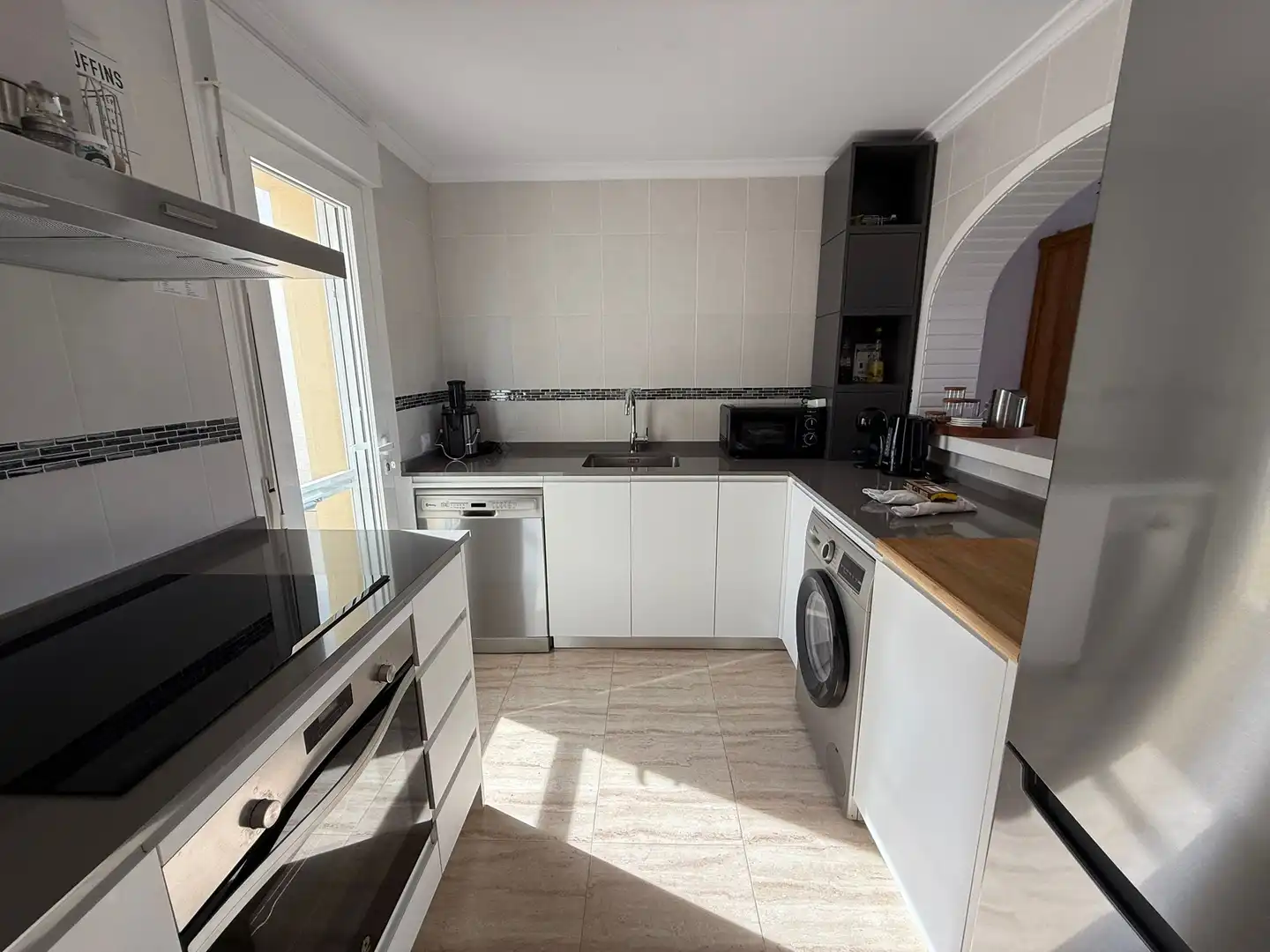 Cocina de Casa o chalet en venta en Calpe / Calp con Aire acondicionado, Calefacción y Jardín privado