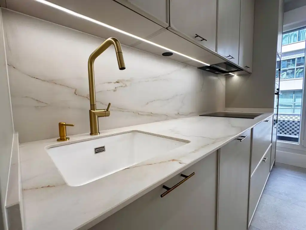 Cocina de Apartamento en venta en Madrid