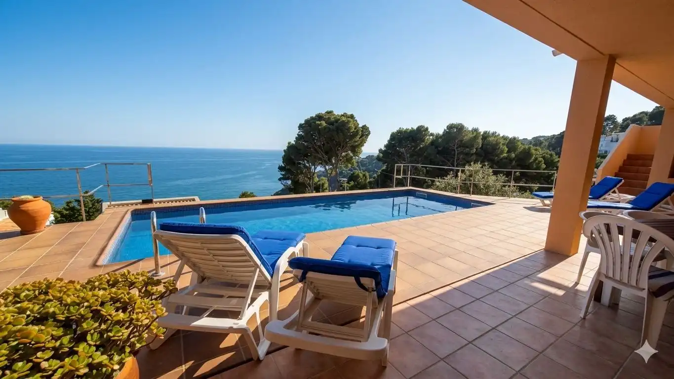 Piscina de Casa o xalet en venda en Begur amb Aire condicionat, Calefacció i Jardí privat