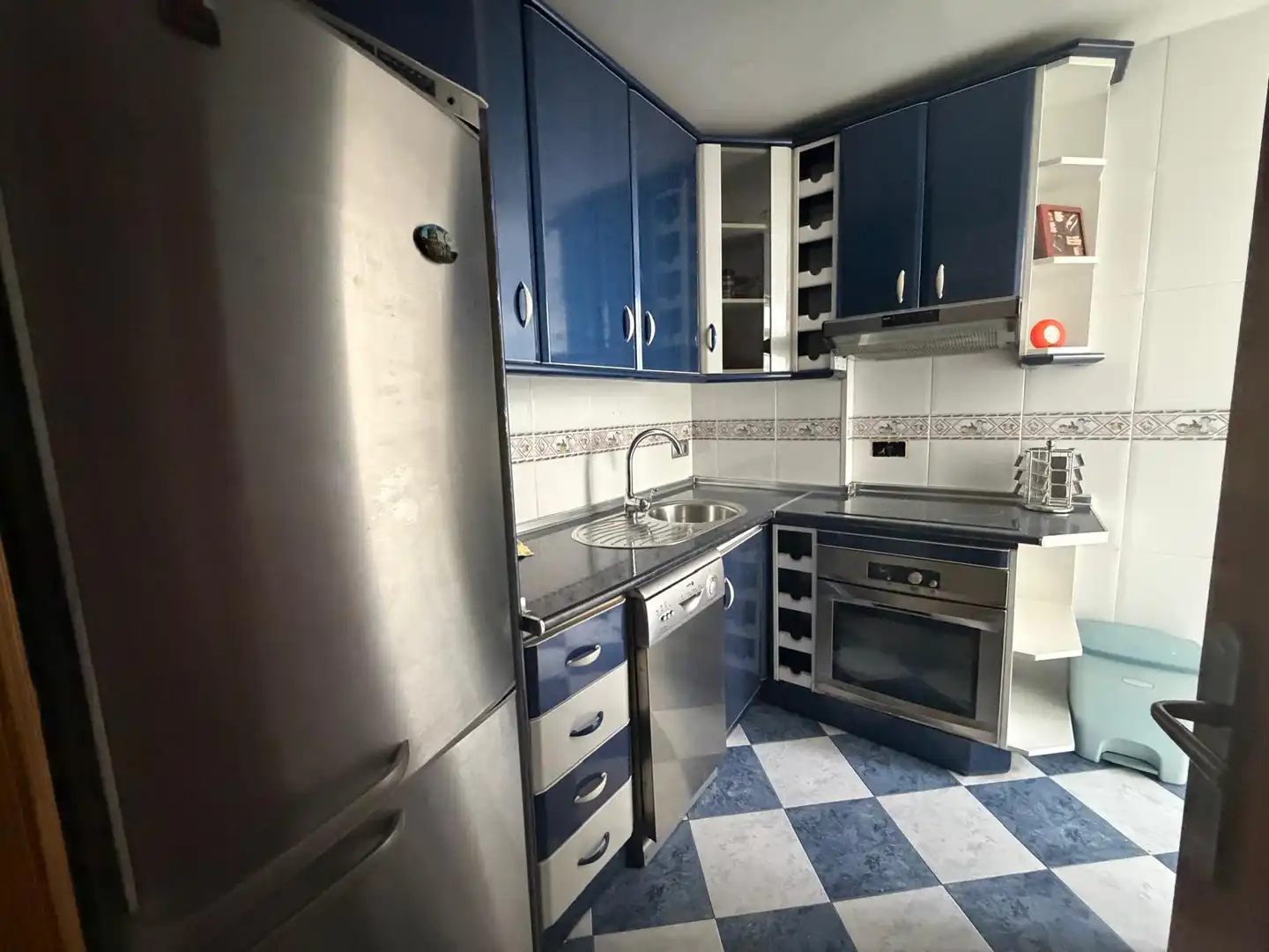 Kitchen of Flat for sale in Jaén  with Air Conditioner, Furnished and Balcony