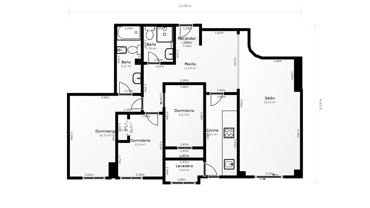 Wohnung zum Verkauf in Ponent