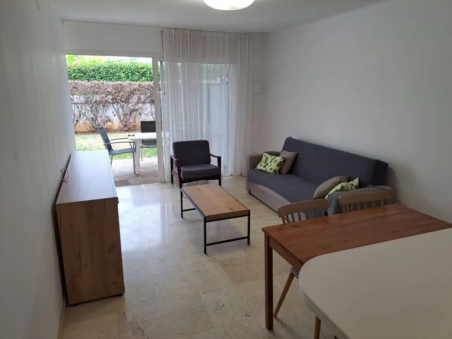Sala de estar de Piso de alquiler en Puerto de la Cruz con Amueblado y Se aceptan mascotas