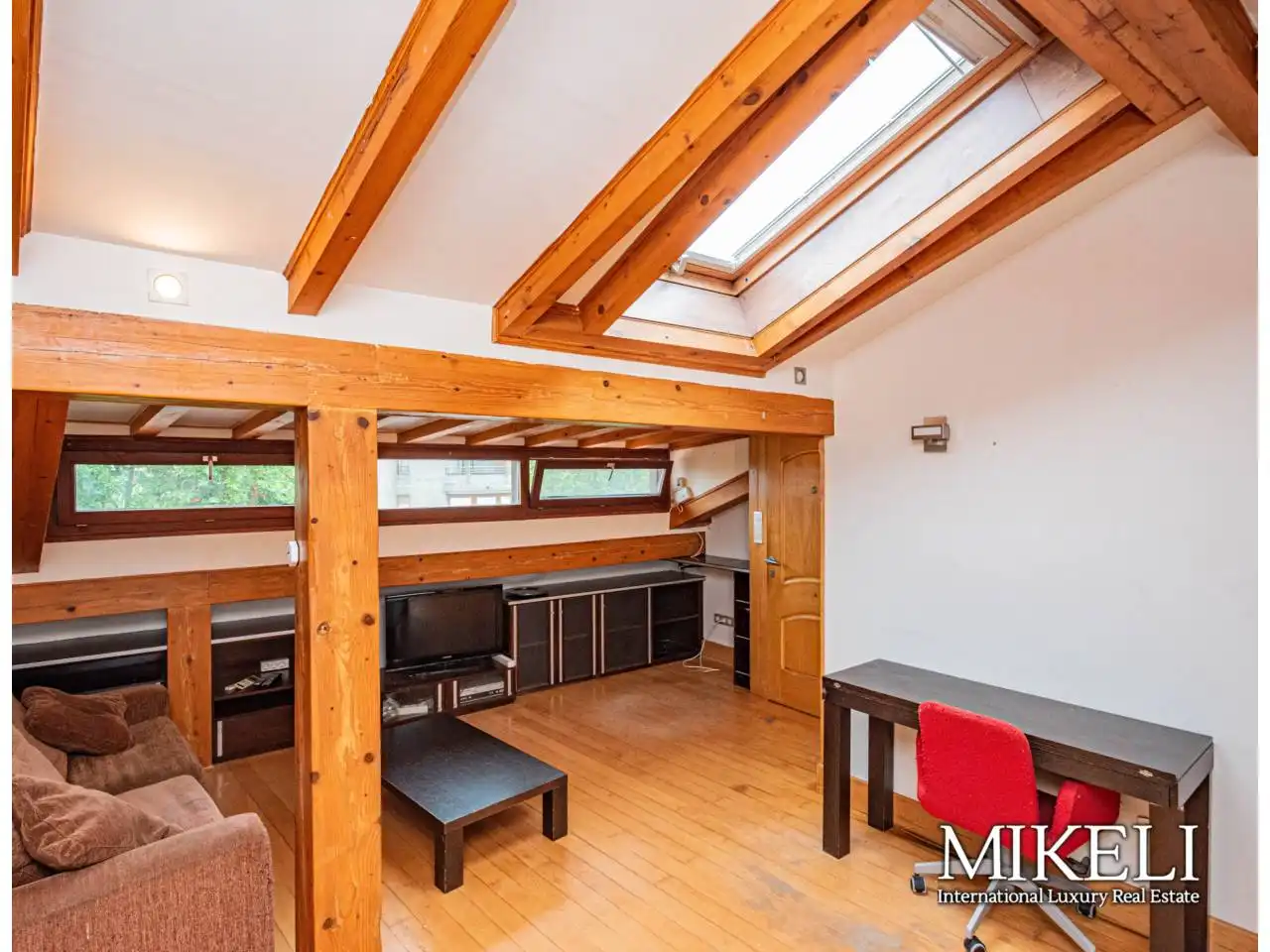 Sala d'estar de Àtic en venda en Santander amb Aire condicionat i Parquet