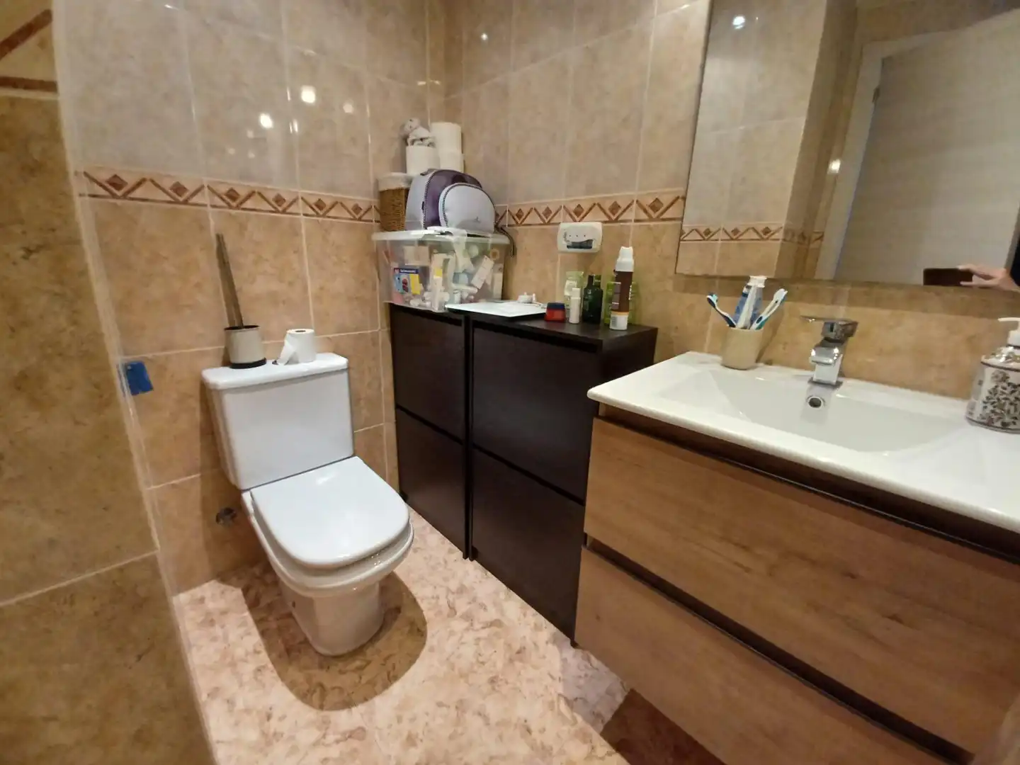 Badezimmer von Wohnung zum Verkauf in Malgrat de Mar mit Heizung, Balkon und Gemeinschaftspool