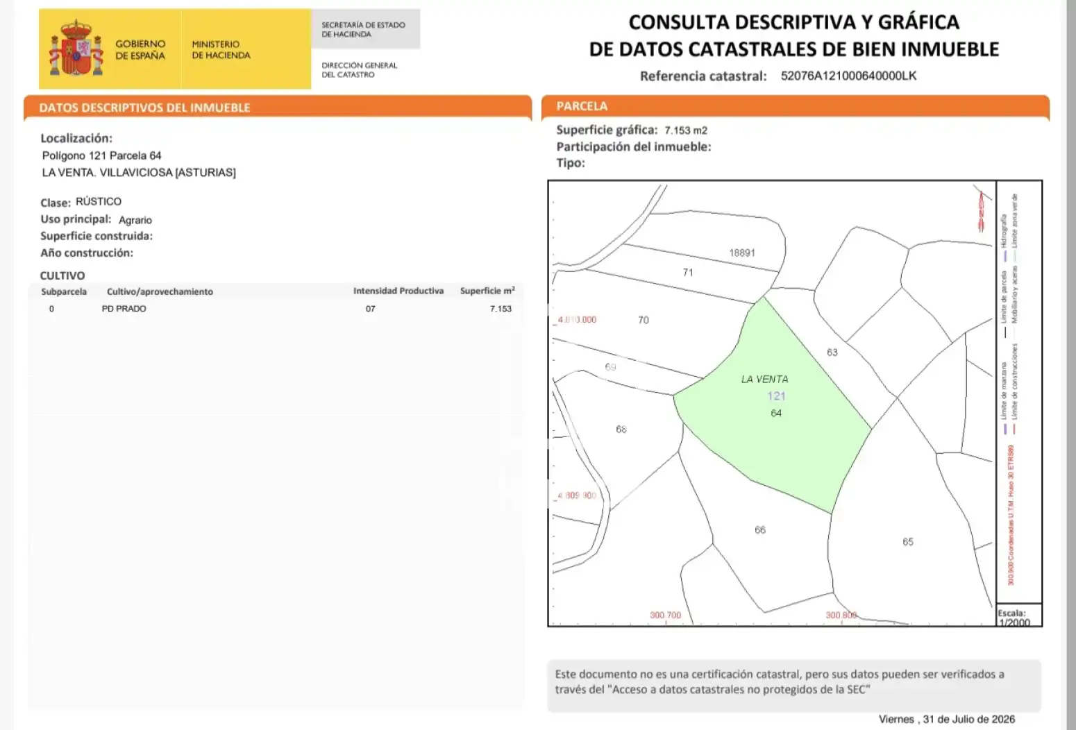 Terreno rustico in vendita a Villaviciosa - Celada, imagen 23