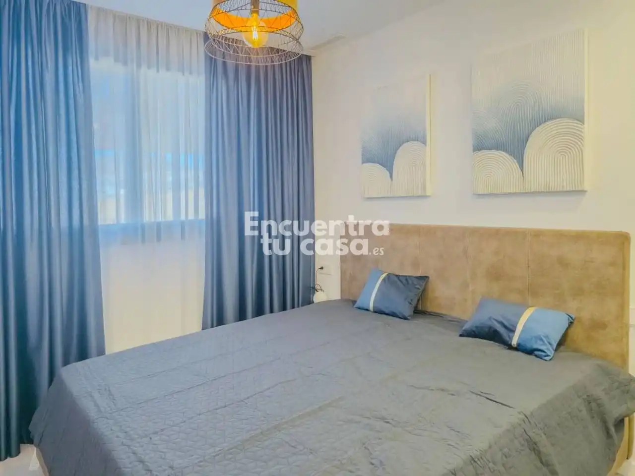 Schlafzimmer von Wohnung zur Miete in Finestrat mit Klimaanlage, Heizung und Terrasse
