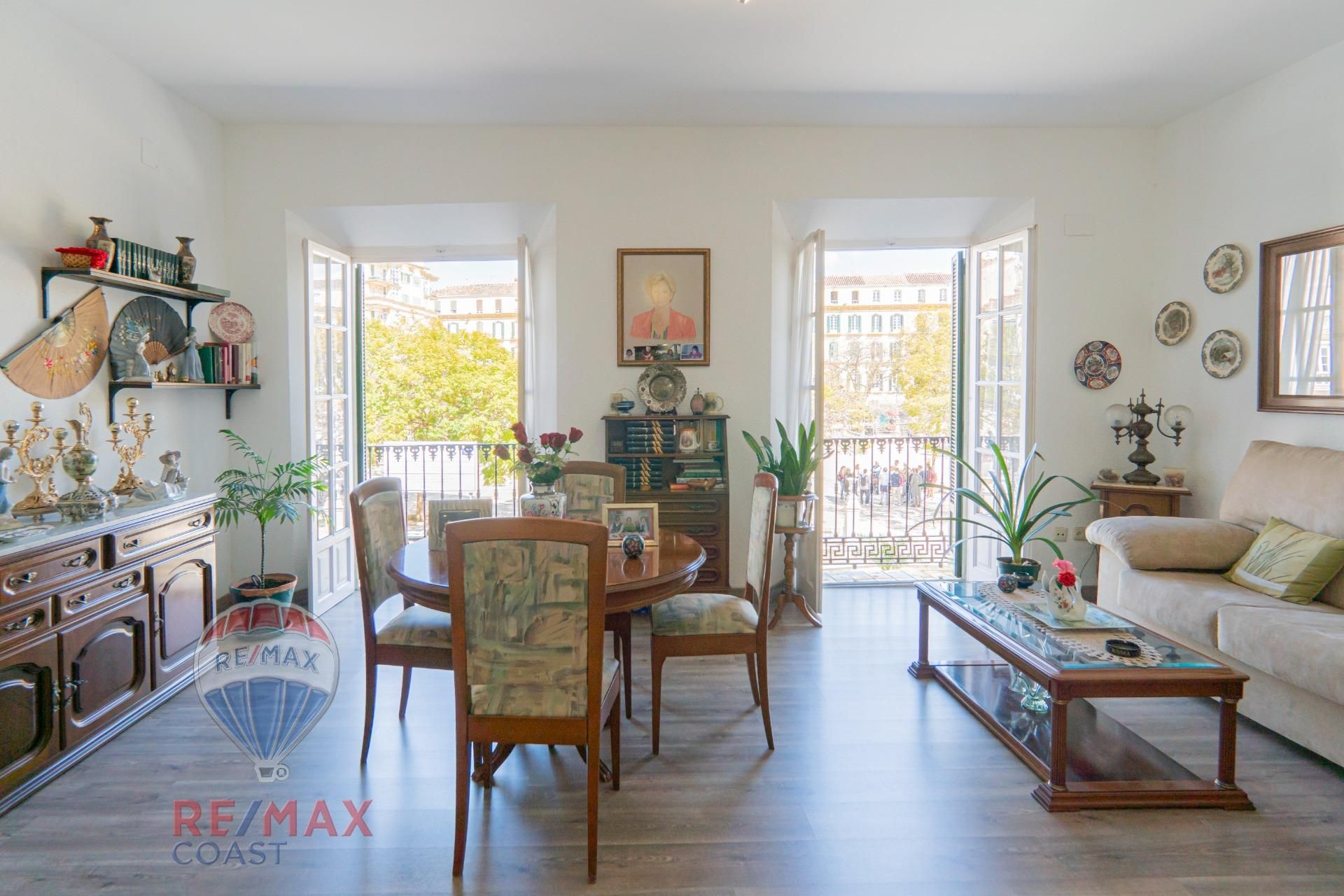 Bedroom of Flat for sale in Málaga Capital  with Balcony