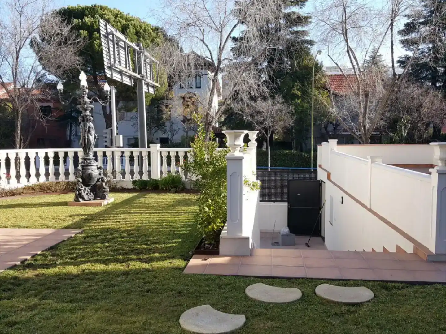 Terraza de Casa o chalet en venta en Madrid con Aire acondicionado, Jardín privado y Parquet