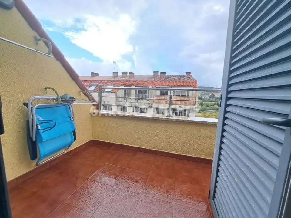 Terraza de Apartamento en venta en Boiro con Terraza, Trastero y Amueblado