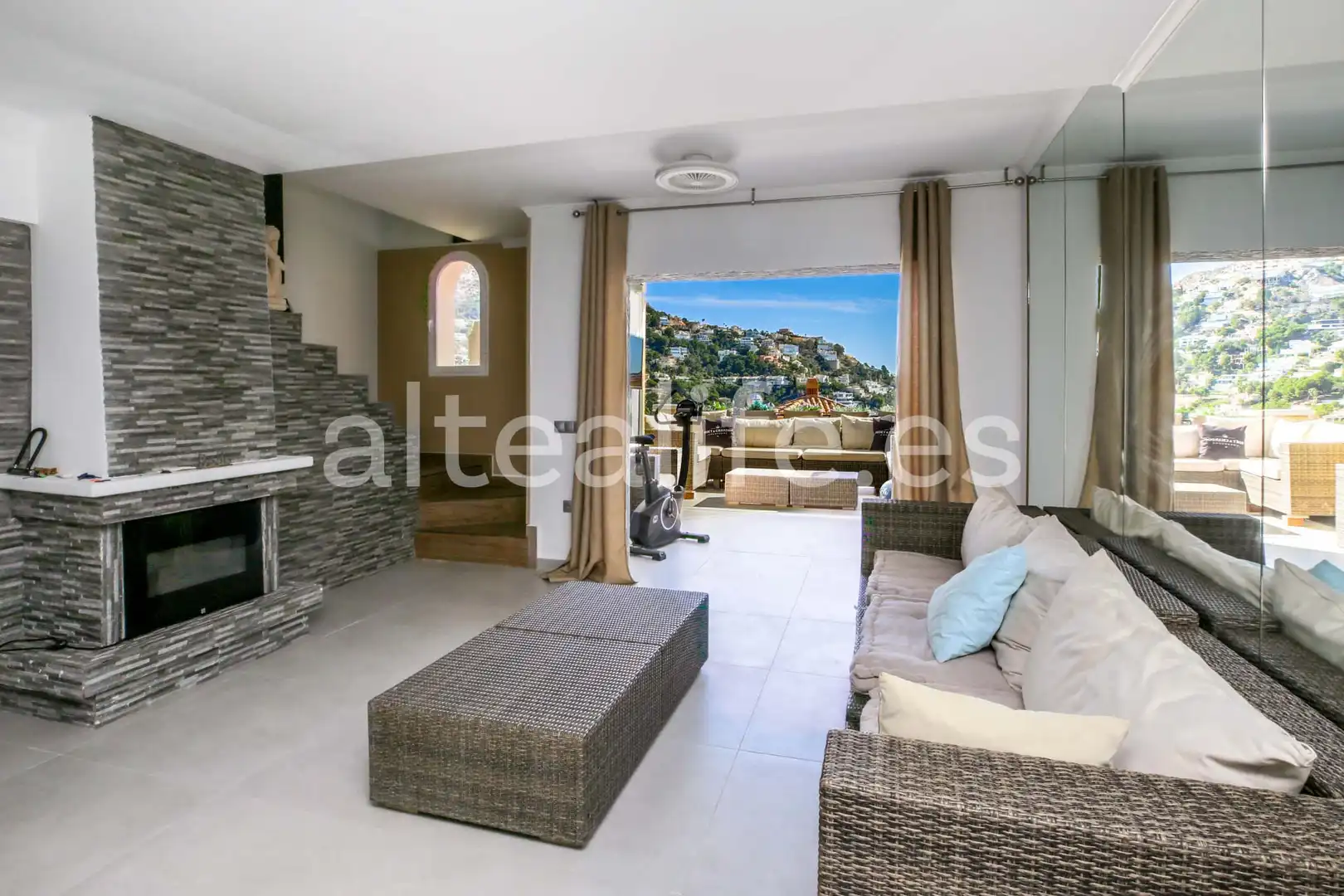 Exterior view of Houses for sale in Altea  with Air Conditioner, Private garden and Terrace