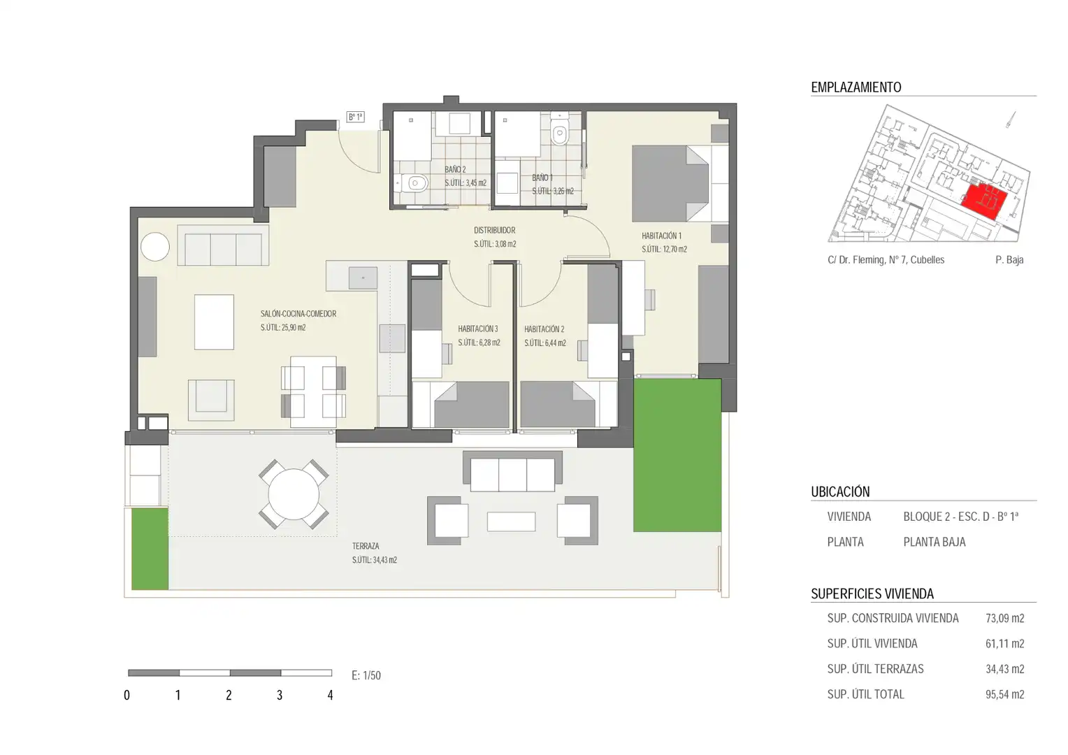 Rez-de-chaussée avec piscine à vendre à Carrer del Doctor Fleming 7, imagen 43