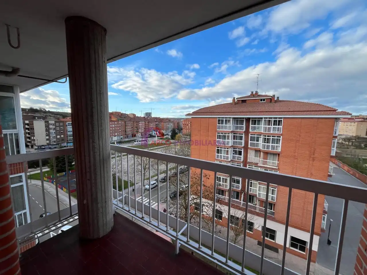 Bedroom of Flat for sale in Burgos  with Heating, Parquet flooring and Terrace