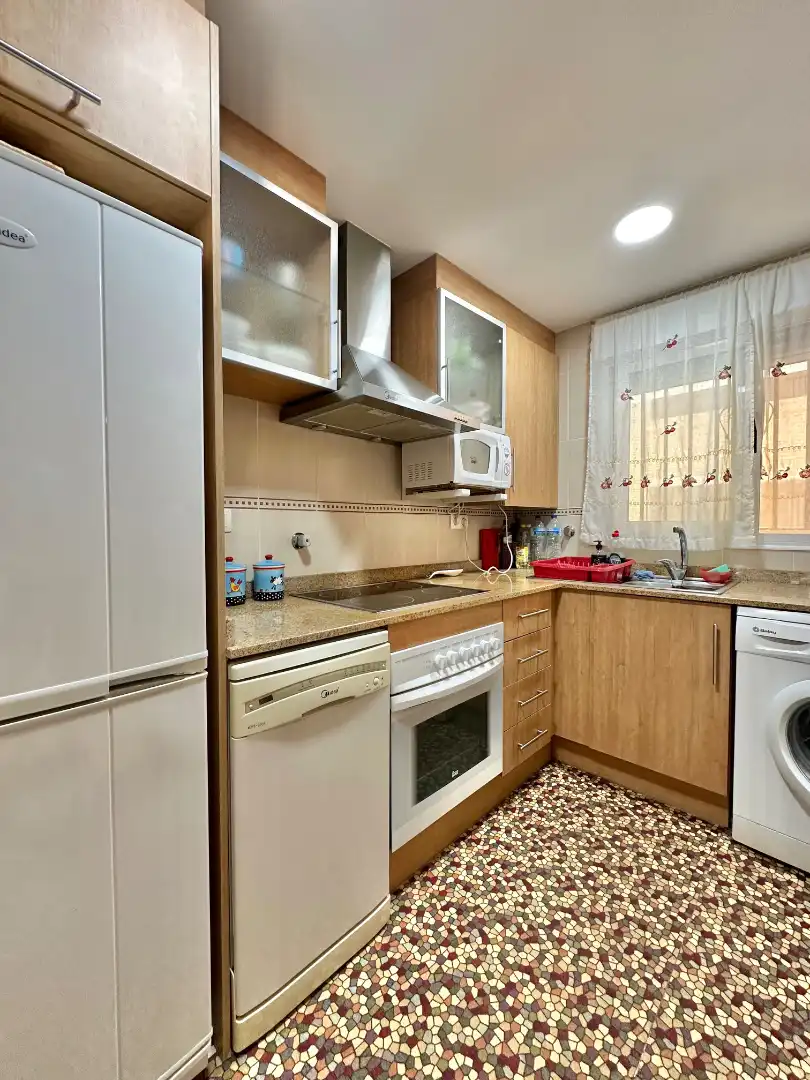 Cuina de Apartament en venda en Oropesa del Mar / Orpesa amb Aire condicionat, Calefacció i Moblat