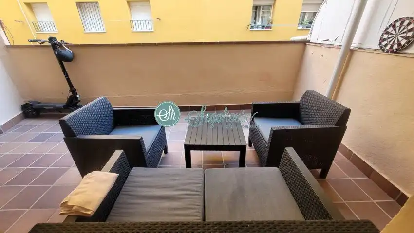 Terraza de Piso de alquiler en Segovia con Calefacción, Terraza y Amueblado