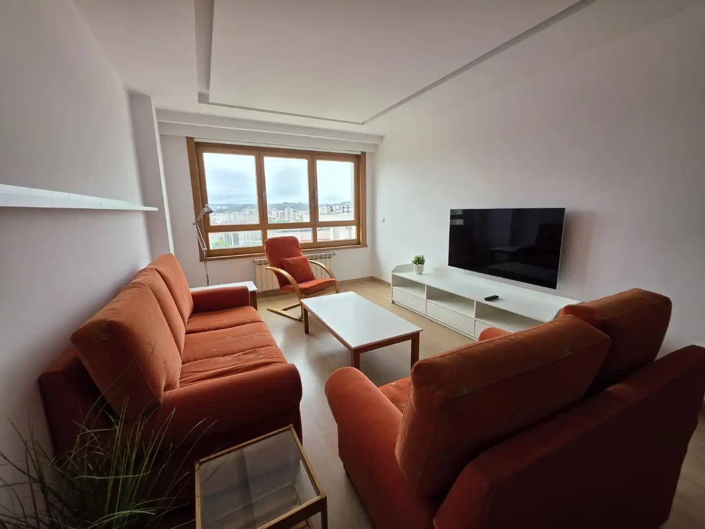 Living room of Flat for rent in A Coruña Capital   with Heating and Furnished
