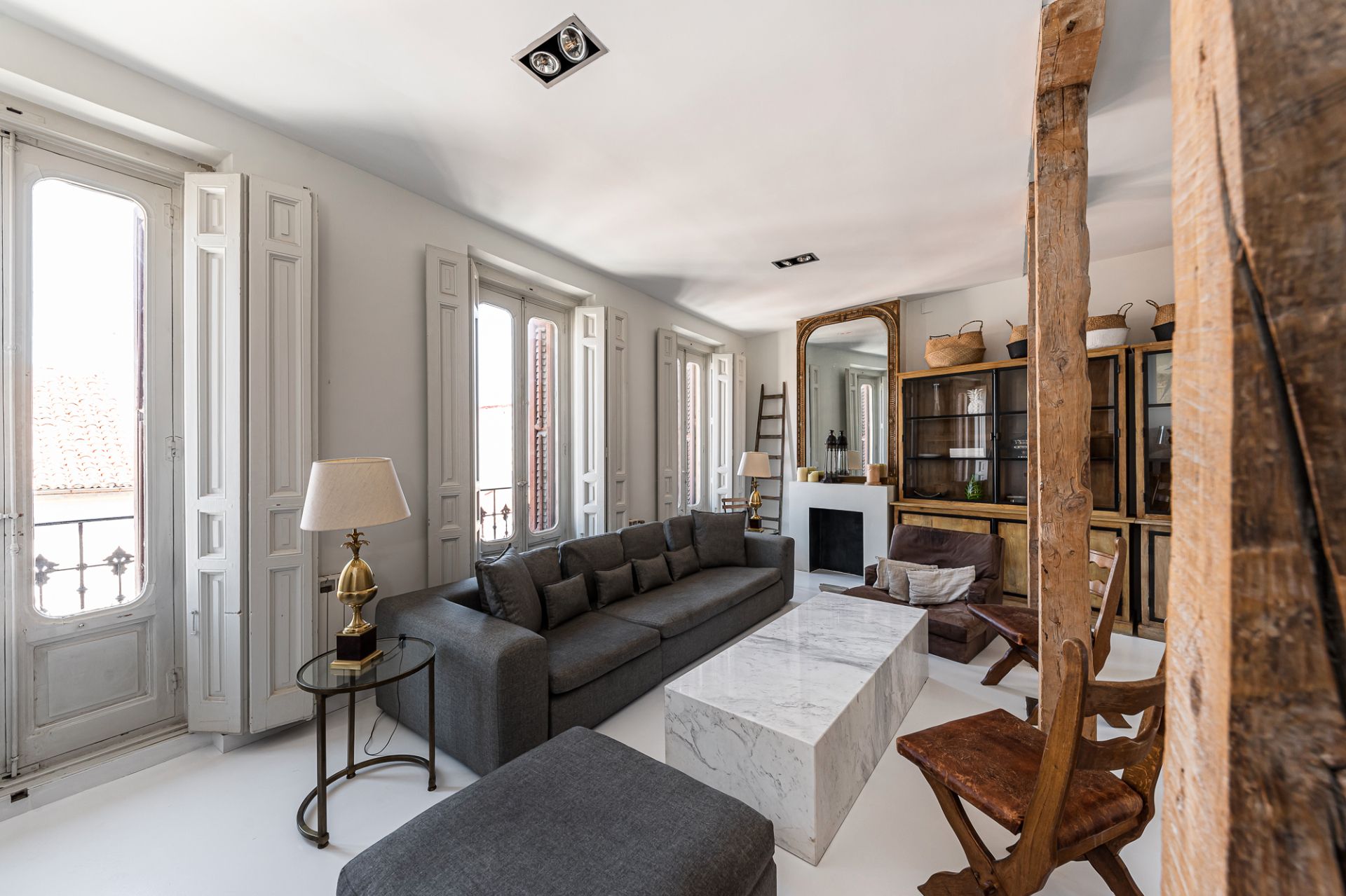 Sala d'estar de Àtic en venda en  Madrid Capital amb Aire condicionat i Calefacció