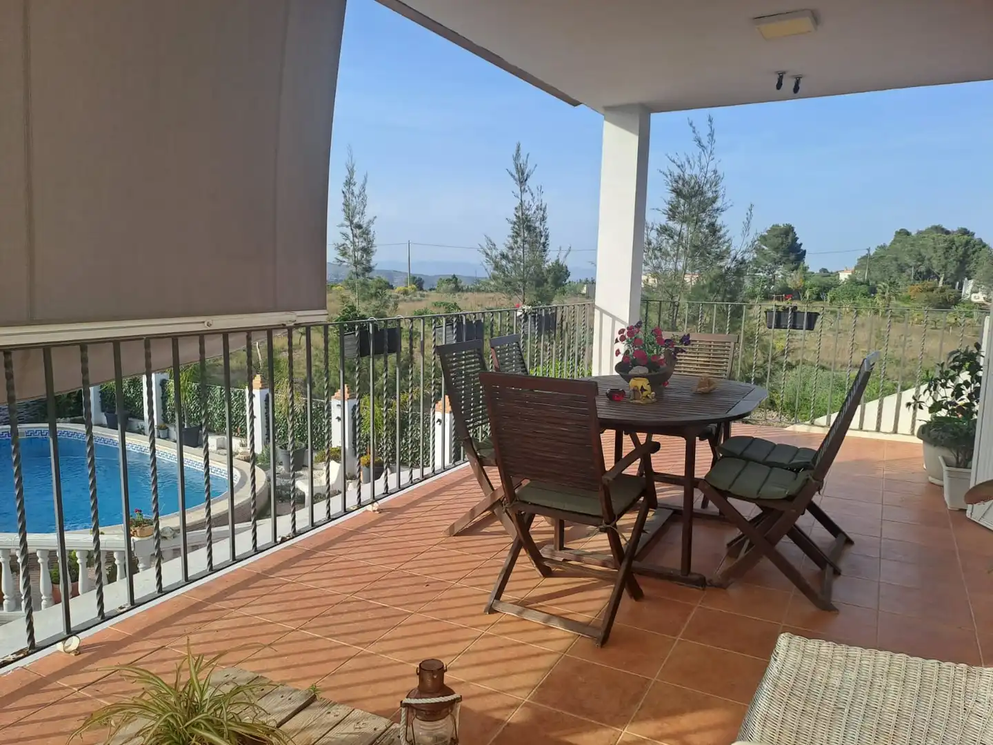 Terraza de Casa o chalet en venta en Montserrat con Aire acondicionado, Calefacción y Jardín privado
