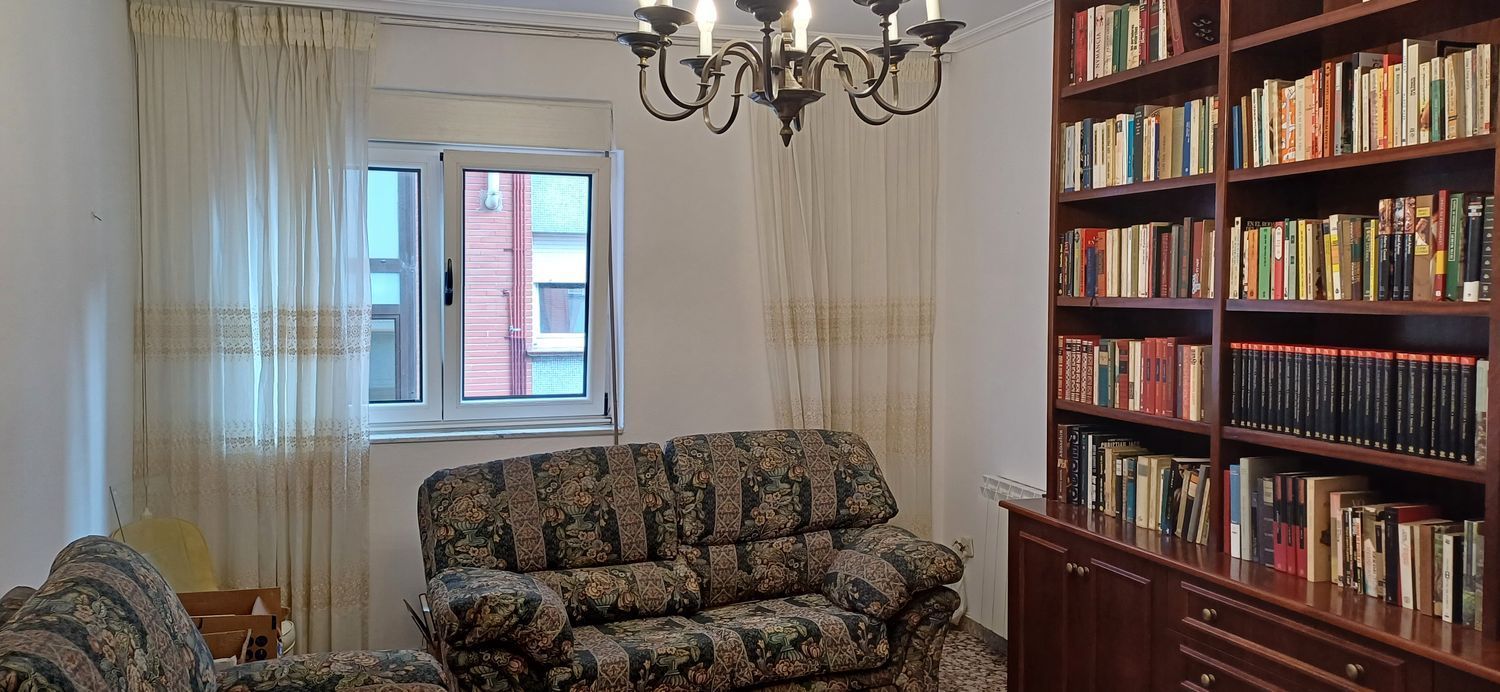 Living room of Flat for sale in Gijón   with Heating and Swimming Pool