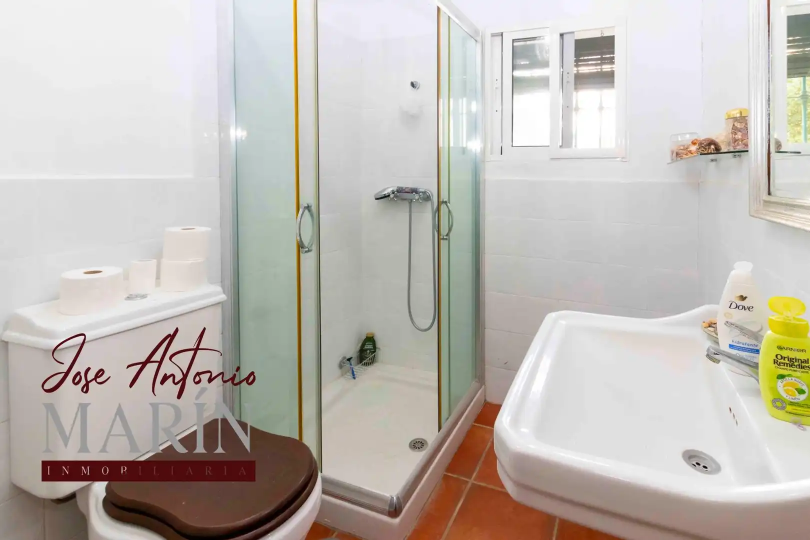 Badezimmer von Country house zum Verkauf in Badajoz mit Privatgarten, Abstellraum und Schwimmbad