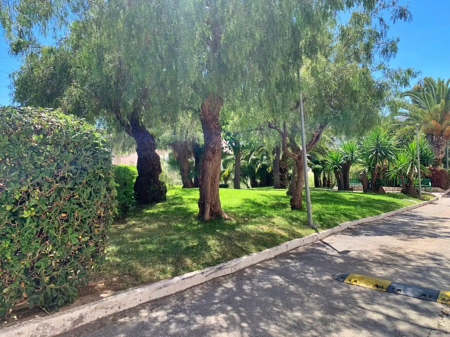 Vista exterior de Piso en venta en Málaga con Jardín privado, Terraza y Amueblado