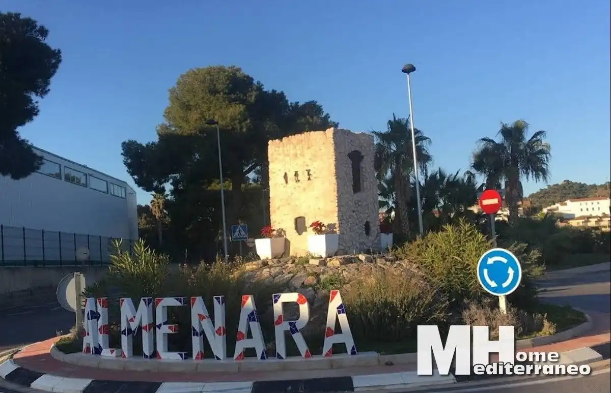 Vista exterior de Casa adosada en venda en Almenara amb Calefacció i Traster