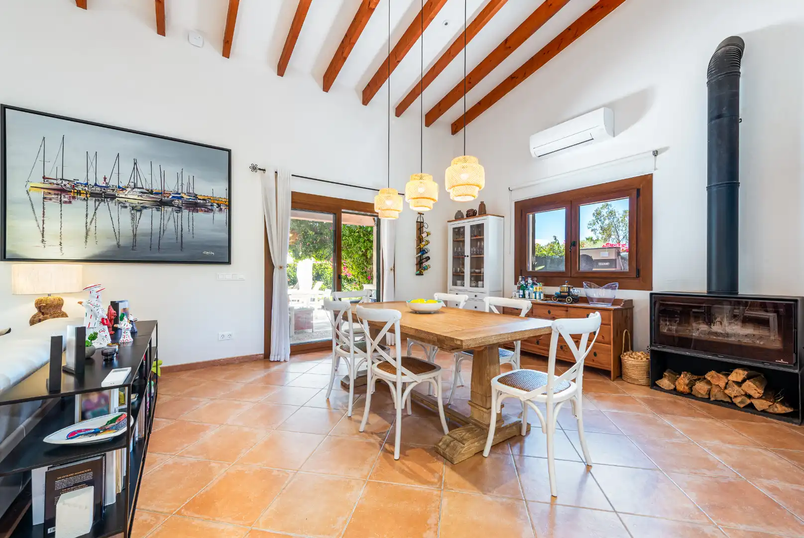 Comedor de Casa o chalet en venta en Pollença con Aire acondicionado, Calefacción y Jardín privado