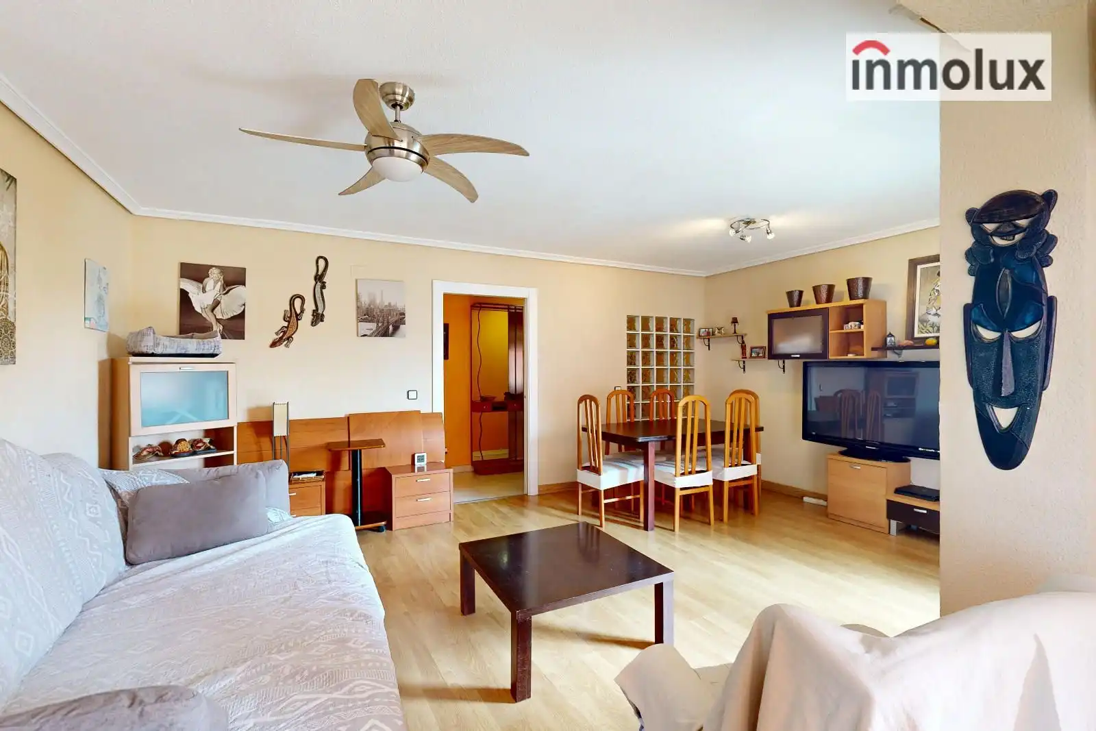 Sala de estar de Piso en venta en Alicante / Alacant con Calefacción, Terraza y Alarma