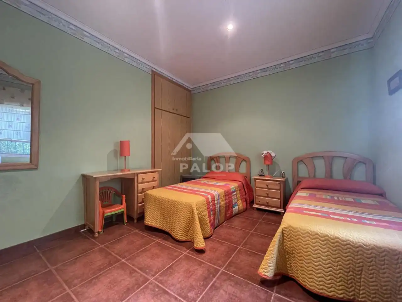 Habitación de Finca rústica en venta en La Pobla Llarga con Aire acondicionado, Jardín privado y Terraza