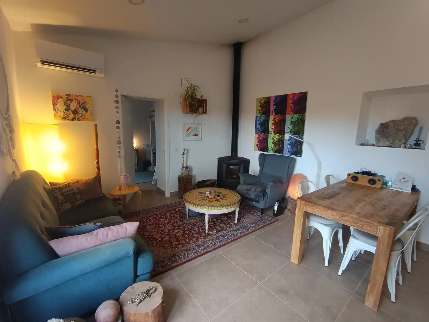 Living room of Houses for sale in Binissalem  with Air Conditioner, Heating and Private garden
