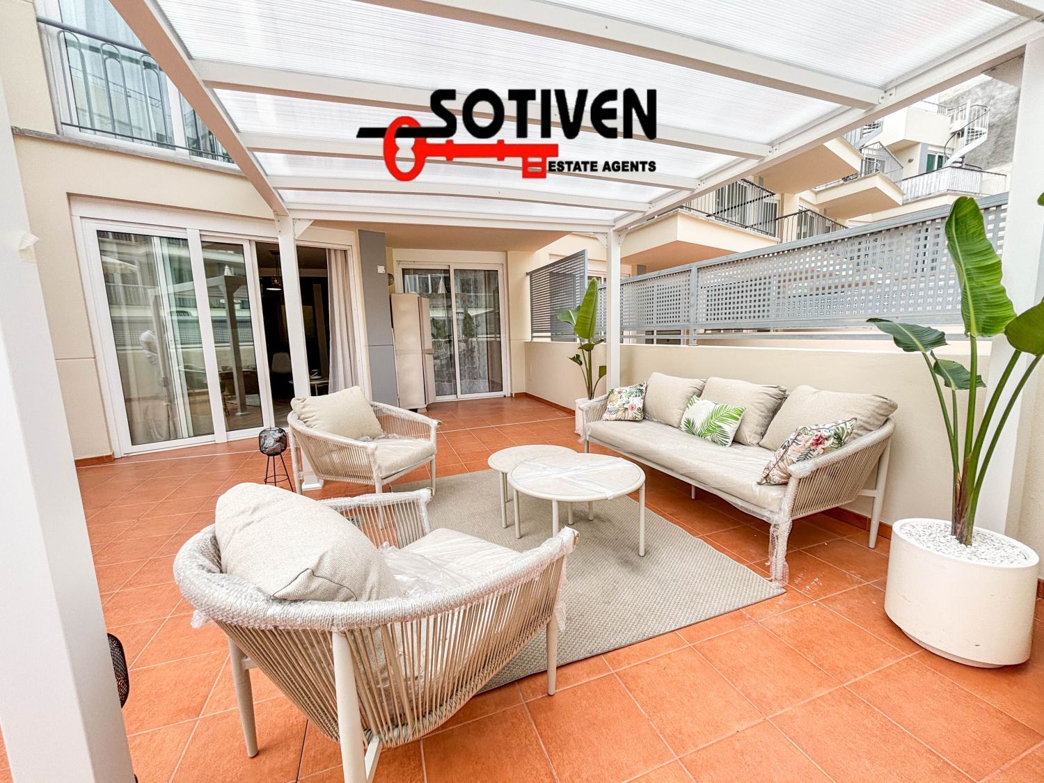 Terrace of Apartment to rent in Santiago del Teide  with Terrace and Community pool