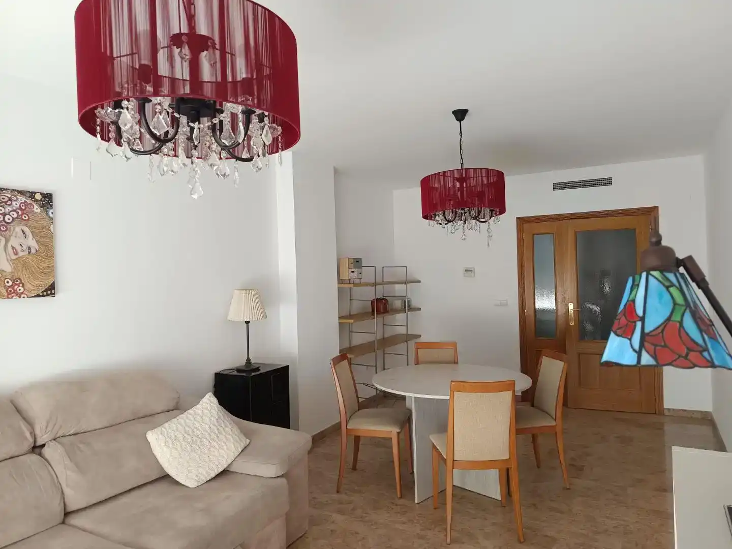 Wohnzimmer von Wohnung zur Miete in Alboraya mit Klimaanlage