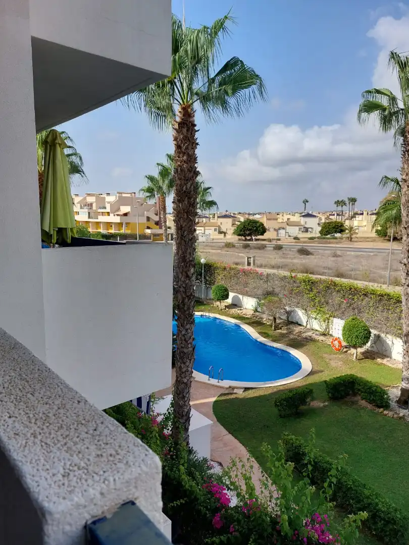 Swimming pool of Apartments for rent in Orihuela  with Air Conditioner, Terrace and Furnished