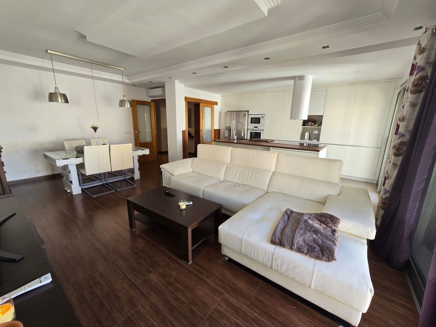 Living room of Flat to rent in Inca  with Air Conditioner, Parquet flooring and Terrace