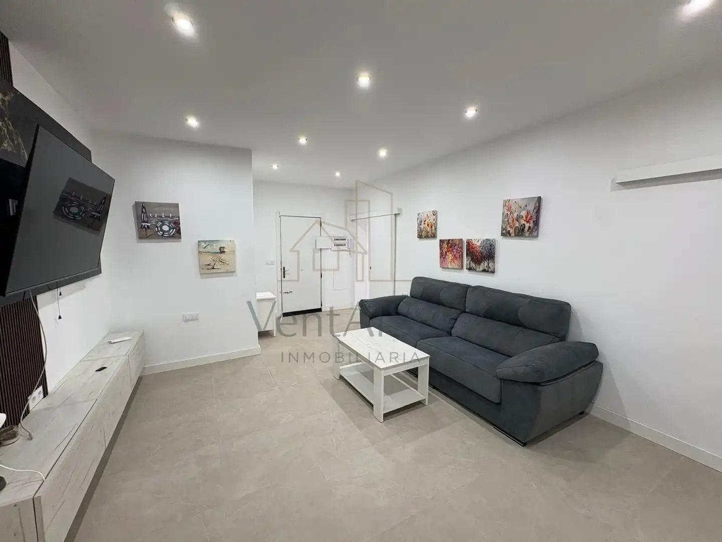 Living room of Houses for sale in Sanlúcar de Barrameda  with Air Conditioner, Terrace and Furnished