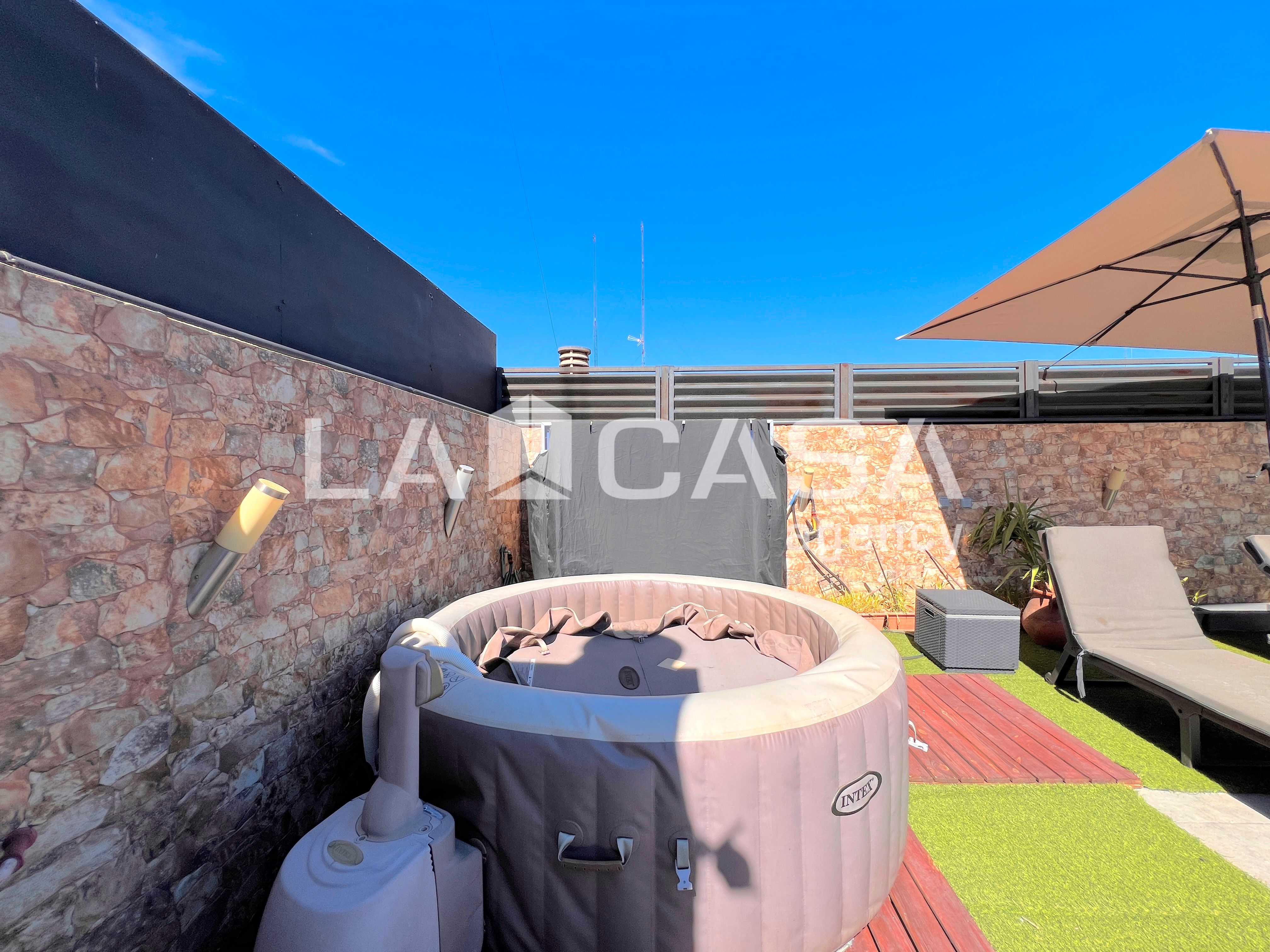 Terrace of Flat for sale in Badalona  with Heating, Terrace and Balcony