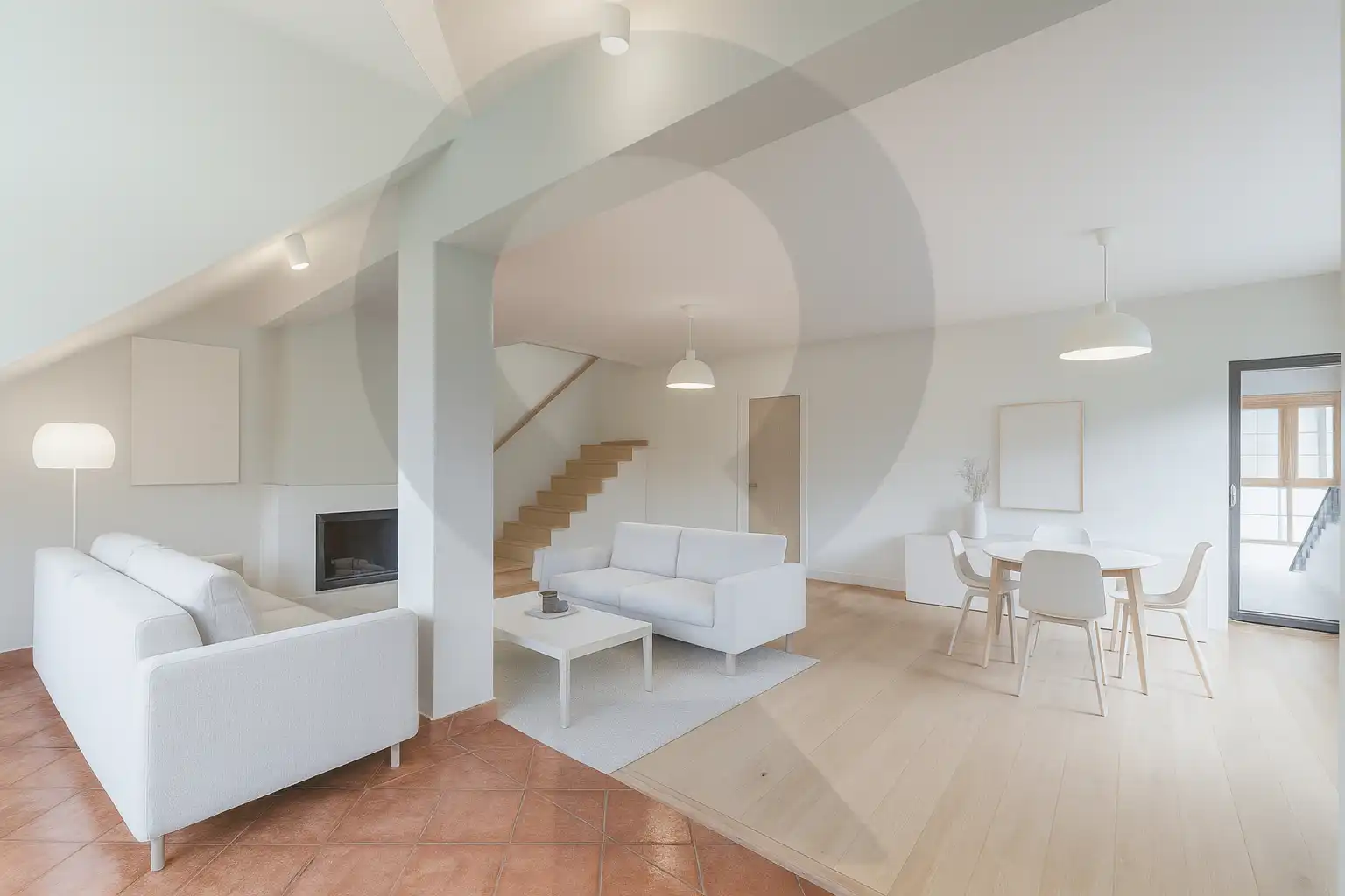 Sala de estar de Casa o chalet en venta en Ruente con Calefacción, Jardín privado y Parquet