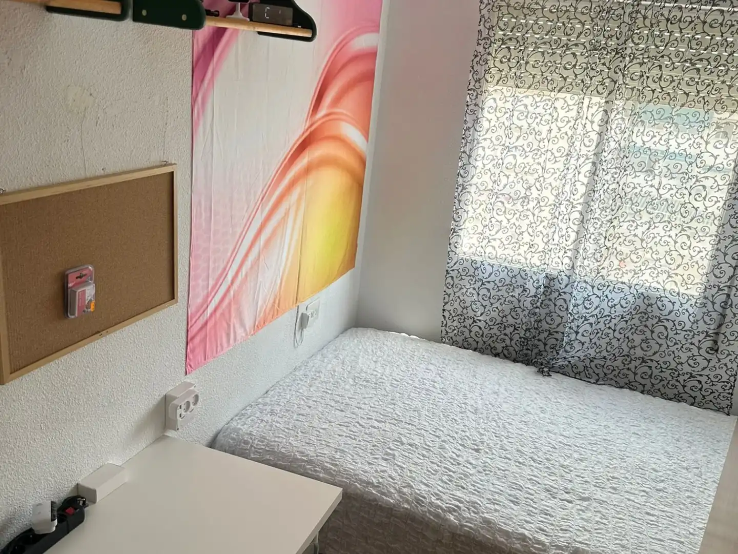 Schlafzimmer von Wohnung zur Miete in Murcia mit Klimaanlage, Heizung und Möbliert