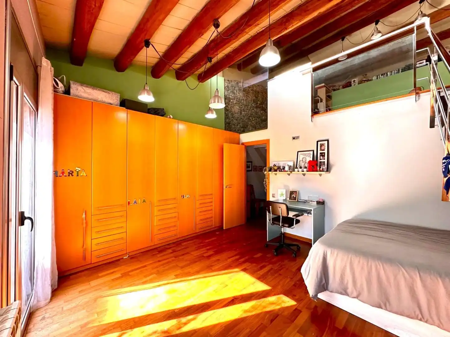 Schlafzimmer von Haus oder Chalet zum Verkauf in Granollers mit Klimaanlage, Privatgarten und Terrasse