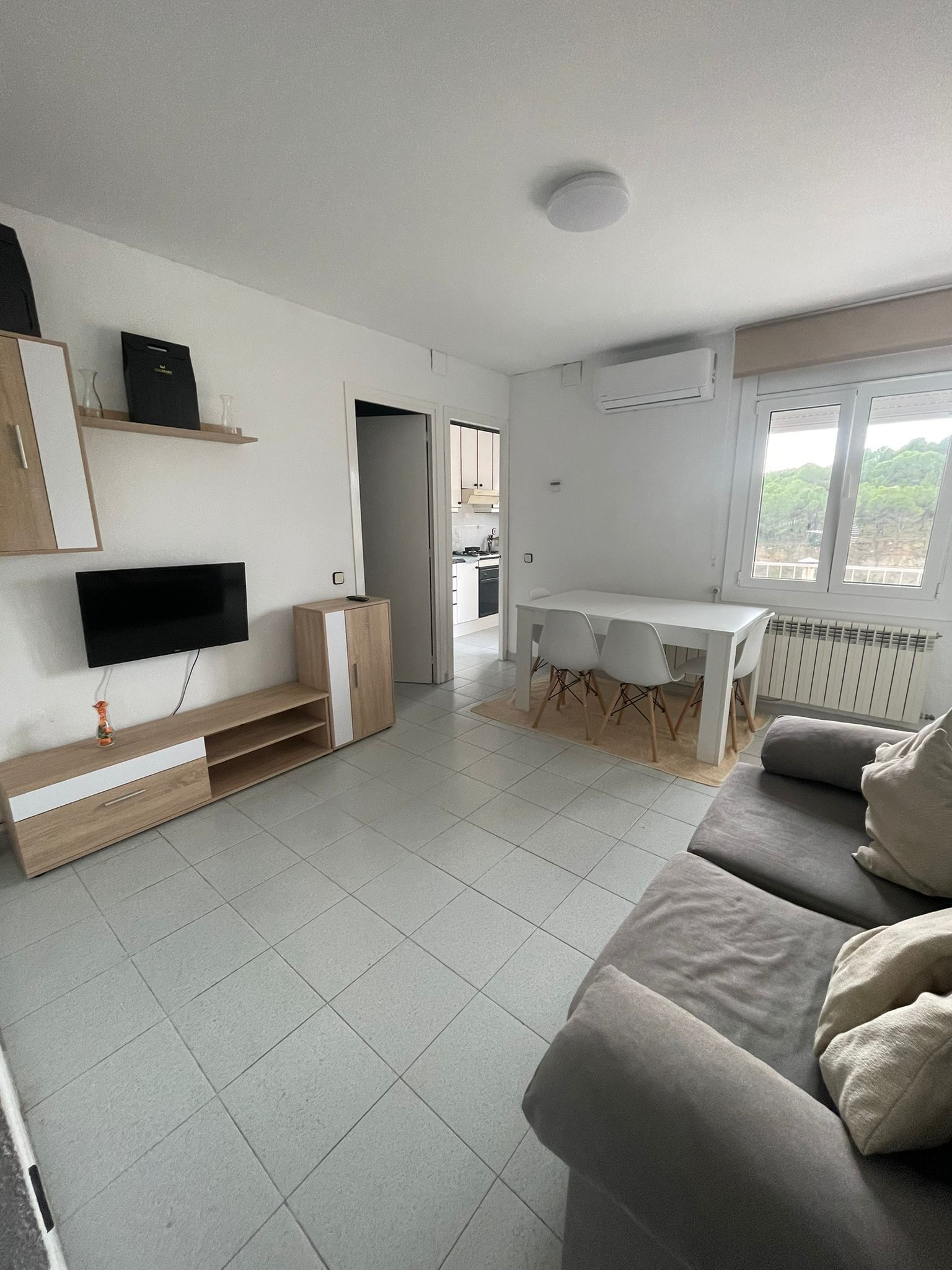 Sala d'estar de Àtic de lloguer en Igualada amb Calefacció