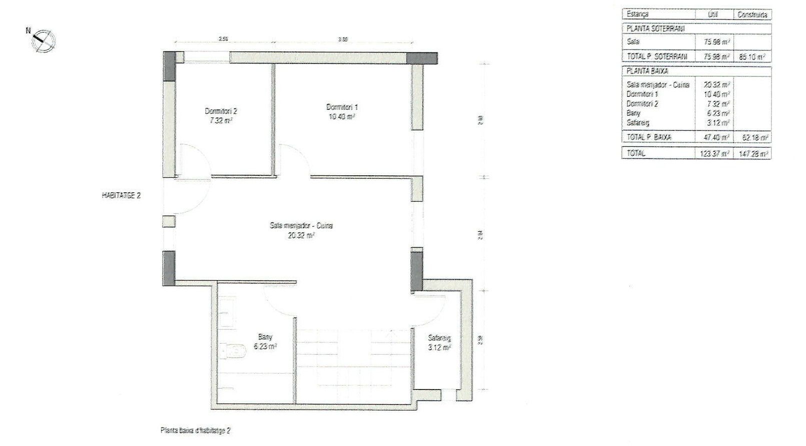Duplex for sale in Sabadell  with Air Conditioner, Heating and Alarm