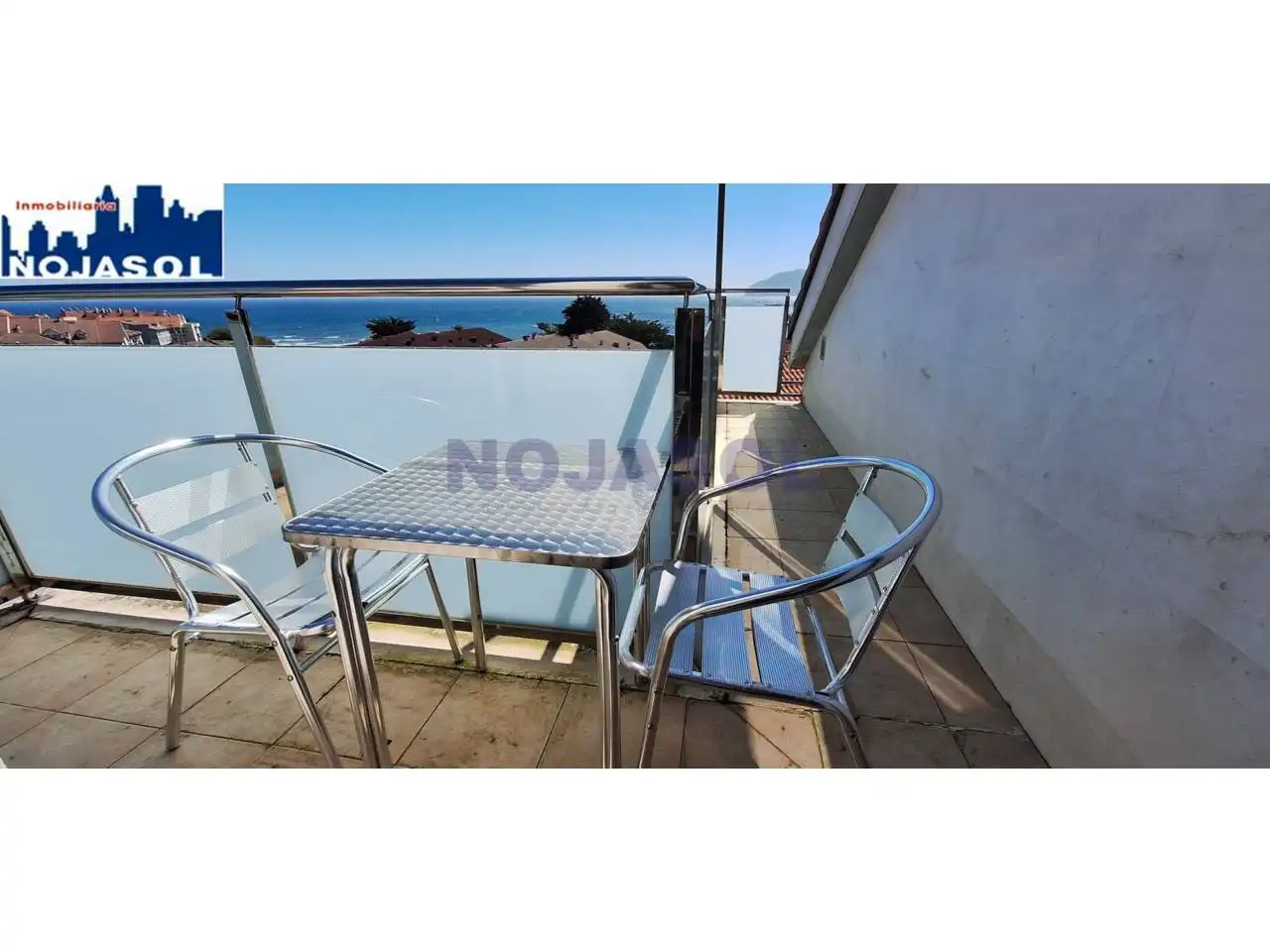 Terrasse von Dachboden zur Miete in Noja mit Heizung, Terrasse und Abstellraum