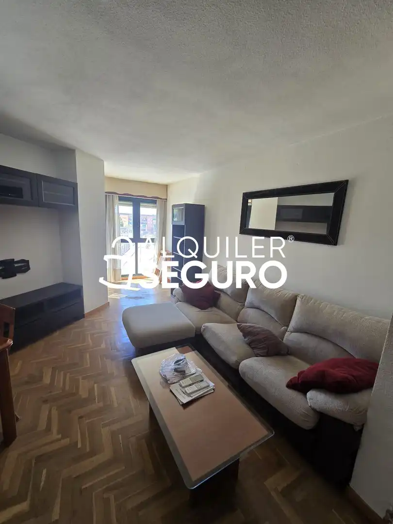 Sala d'estar de Pis de lloguer en San Fernando de Henares amb Aire condicionat, Calefacció i Moblat