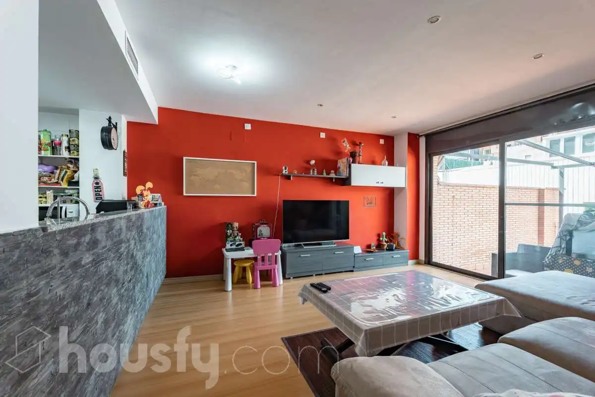 Sala de estar de Piso en venta en Viladecans con Aire acondicionado, Calefacción y Parquet