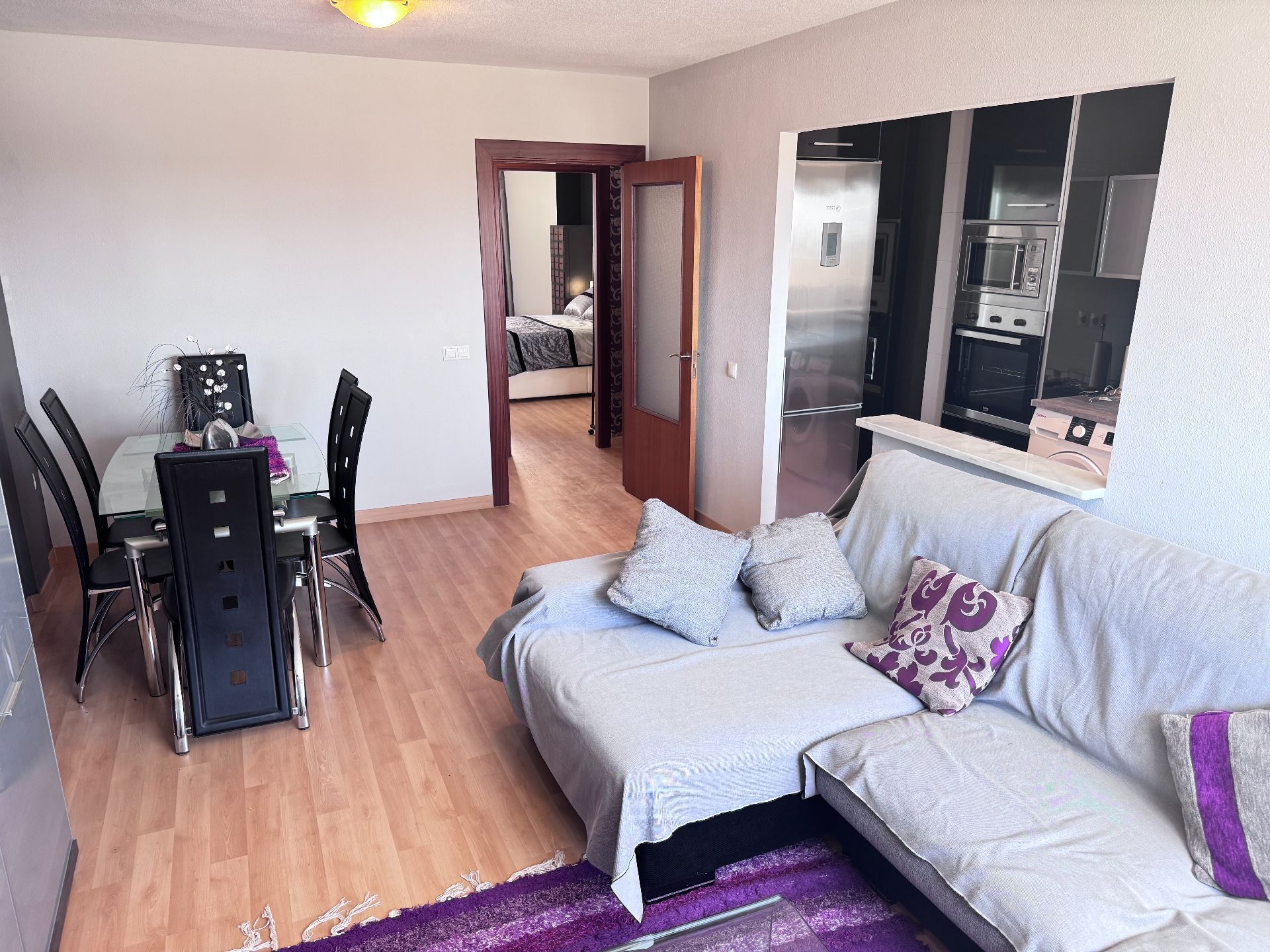 Sala d'estar de Apartament en venda en  Almería Capital amb Aire condicionat i Traster