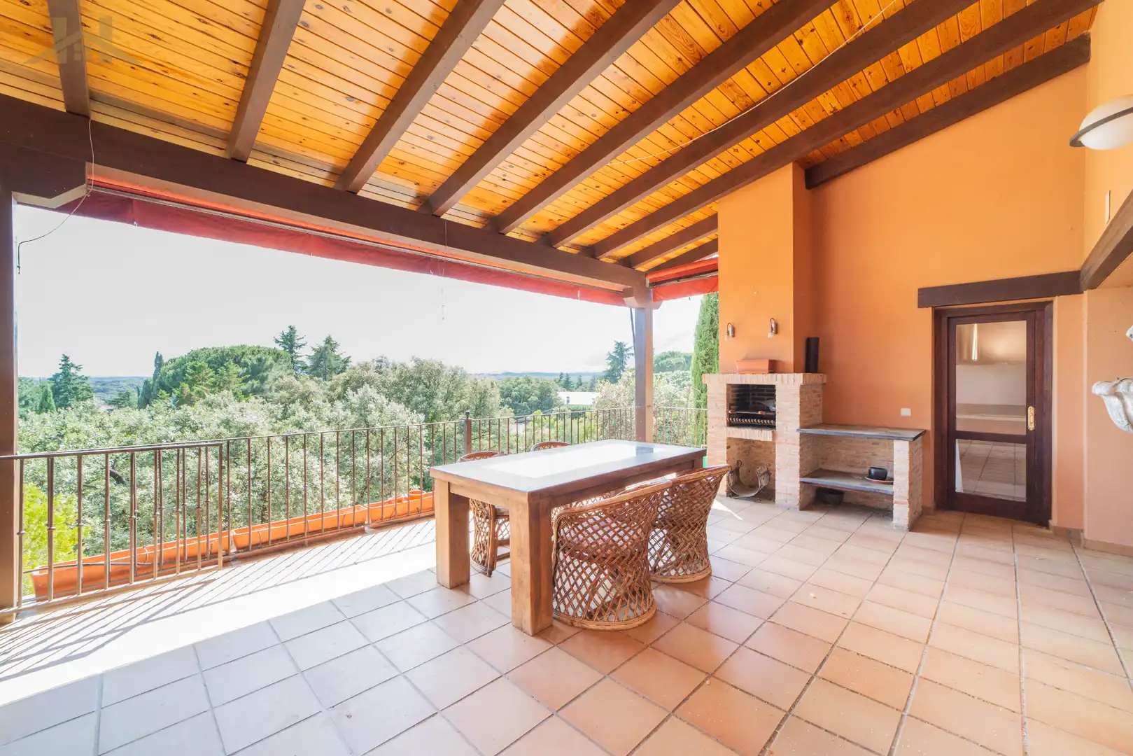 Terraza de Casa o chalet en venta en El Escorial con Calefacción, Jardín privado y Parquet