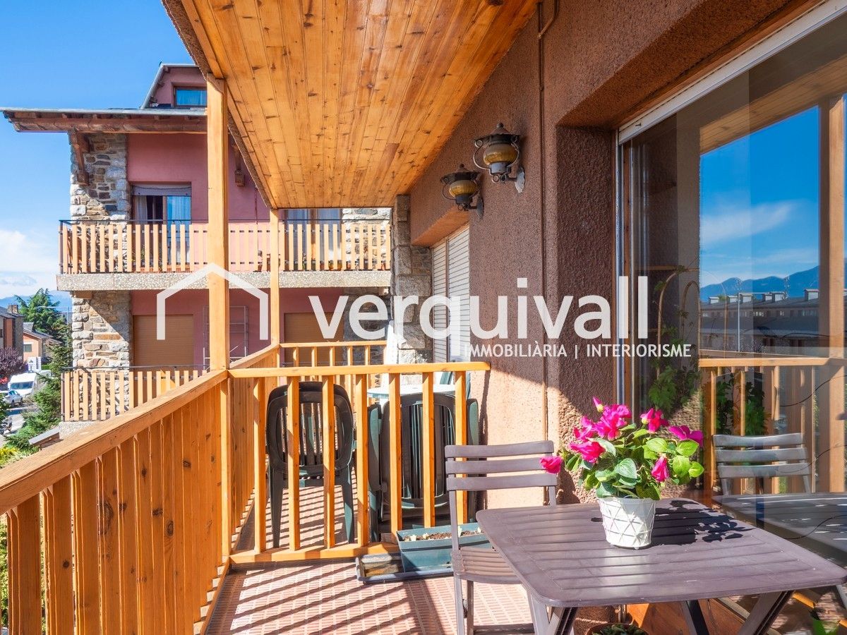 Balcony of Apartment for sale in Llívia  with Heating, Parquet flooring and Terrace
