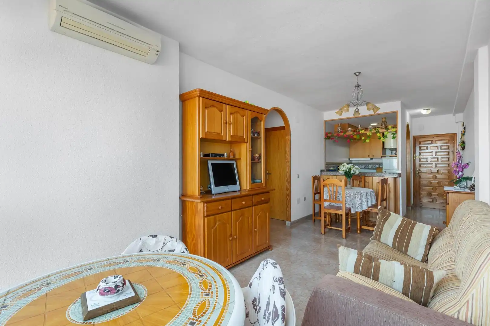 Wohnzimmer von Wohnungen zum Verkauf in Torrevieja mit Möbliert und Balkon